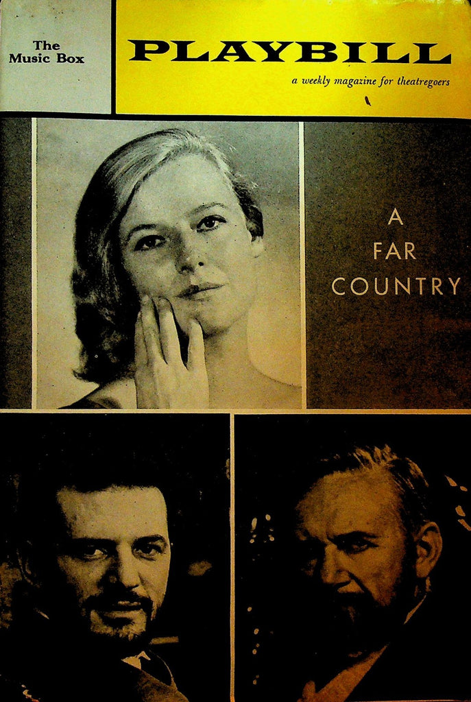 A Far Country Playbill September 18 1961 Kim Stanley Steven Hill0