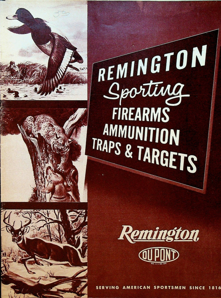 Remington Sporting Firearms Ammunition Traps & Targets Catalog 19570