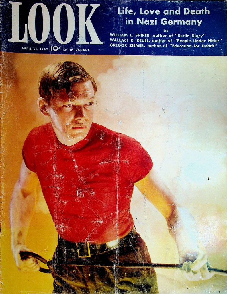 Look Magazine April 21 1942 WWII Dixie Walker Pearl Harbor Randy Coughlin0