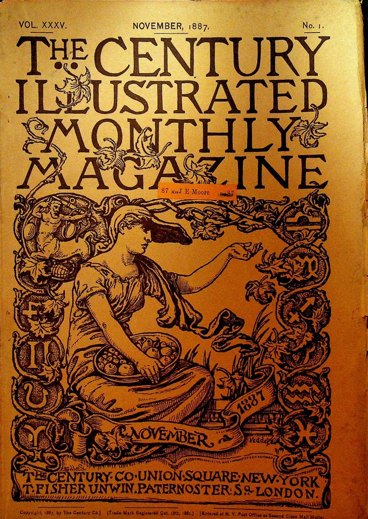 Century Illustrated Magazine November 1887 Abraham Lincoln George Washington0