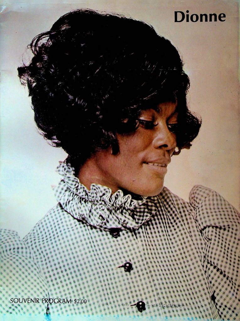 Dionne Warwick Souvenir Concert Program 19710