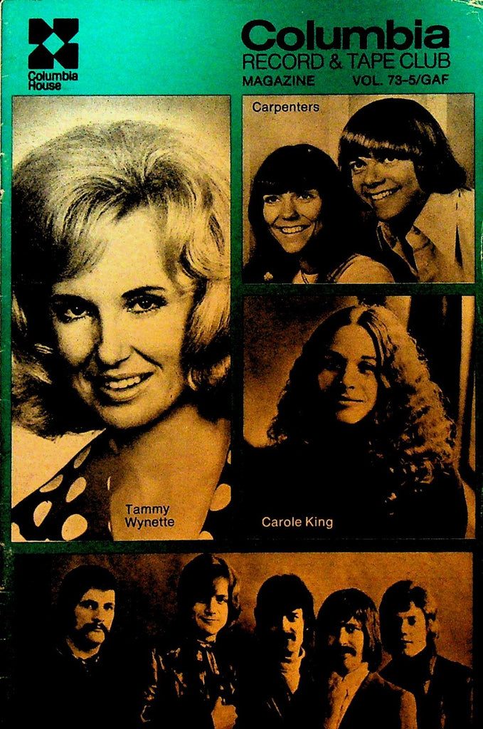 Columbia House Record Club Magazine 1973 73-5 Moody Blues Carole King Carpenters0
