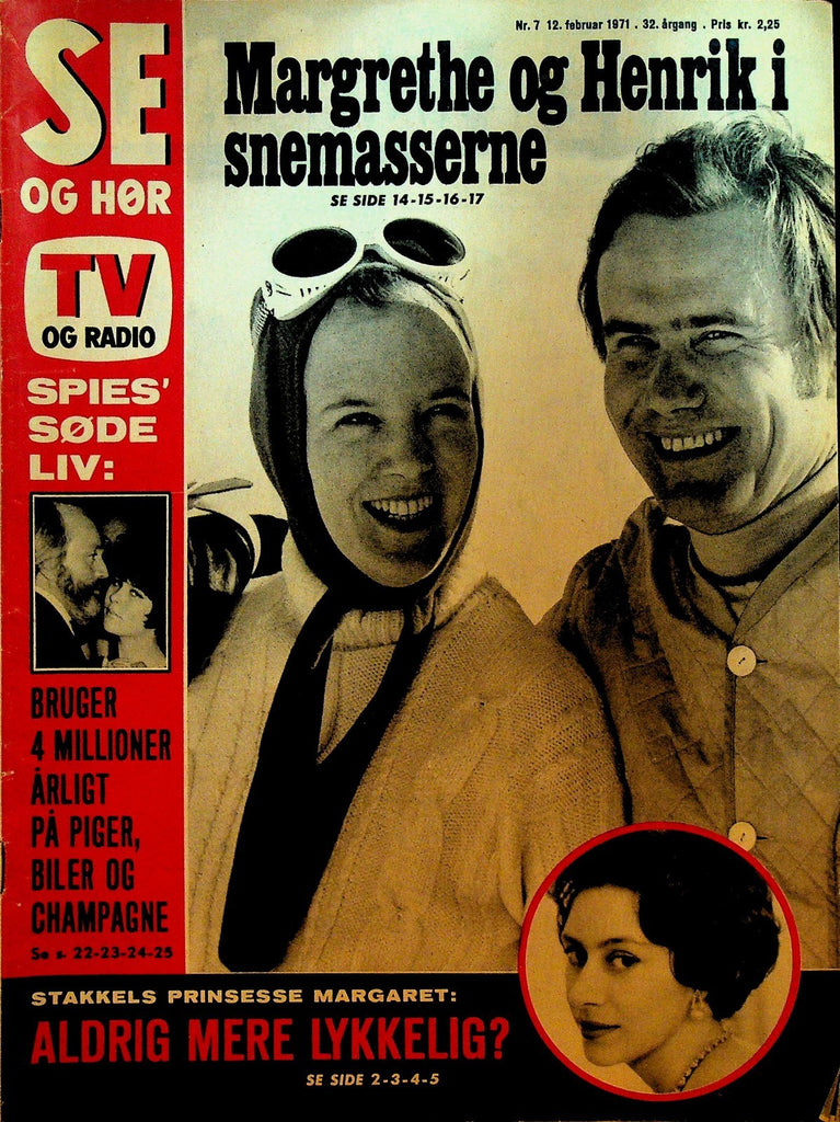 Se Og Hor February 12 1971 Greta Garbo Prince Henrik Princess Margaret0