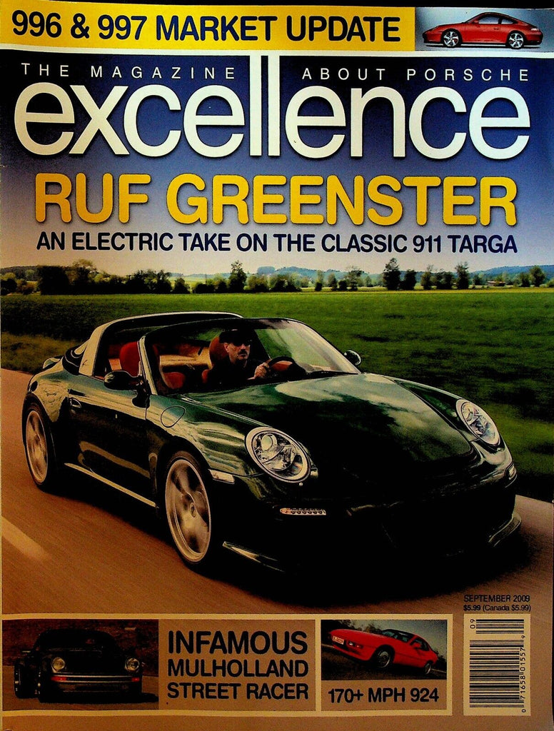 Porsche Excellence Magazine September 2009 Mulholland Street Racer