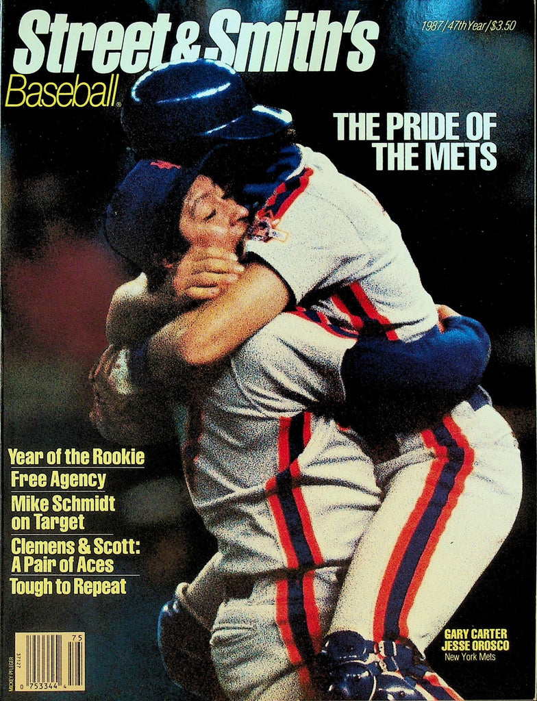 Street & Smith's Official Baseball Yearbook 1987 Gary Carter New York Mets0