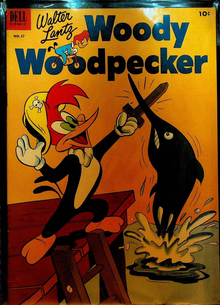 Woody Woodpecker 17 1953 Dell Comics Swordfish Sword Fight
