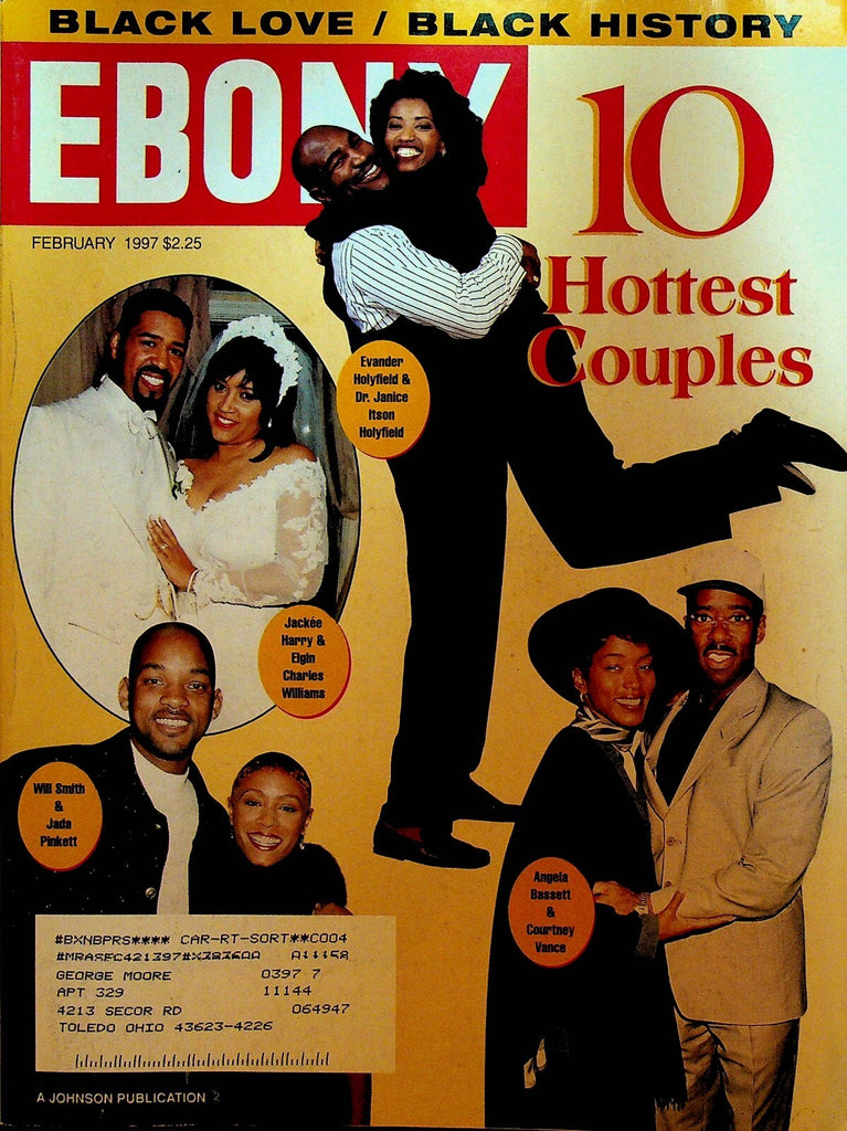 Ebony Magazine February 1997 Jackie Robinson WNBA Will Smith Jada Pinkett0