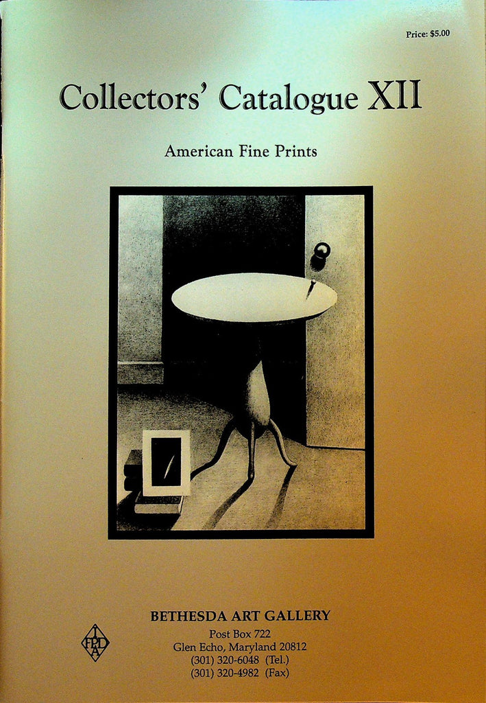 Collector's Catalogue XII American Fine Prints Bethesda Art Gallery0