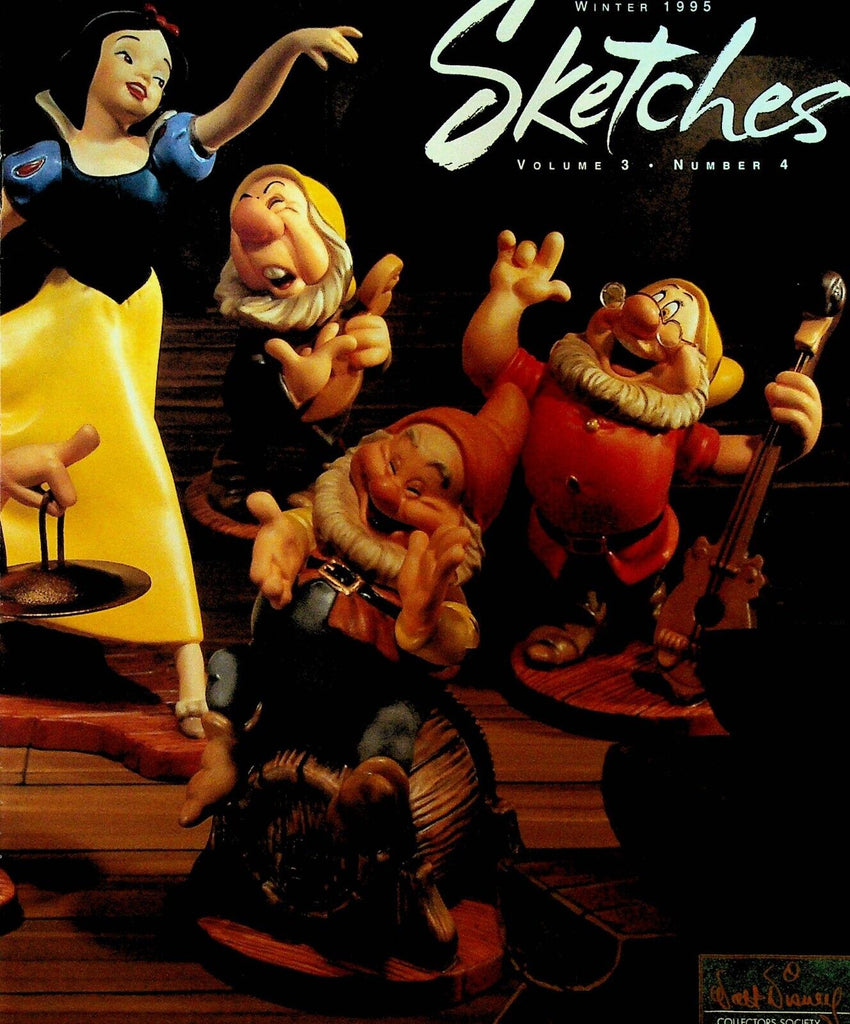 Walt Disney Sketches Magazine Winter 1995 Snow White & The Seven Dwarfs
