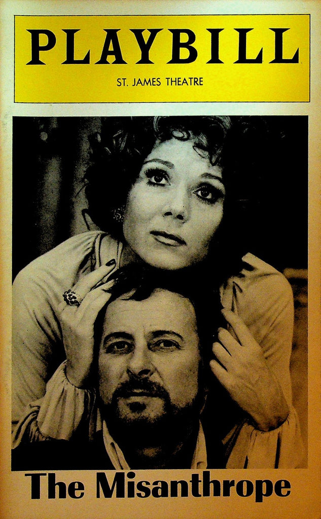 The Misanthrope Playbill April 1975 Diana Rigg Alec McCowen Nicholas Clay0
