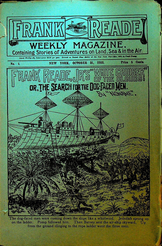 Frank Reade Library July 1931 First Issue Reprint of 1902 Frank Tousey0