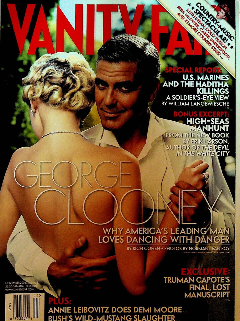 Vanity Fair November 2006 George Clooney Annie Leibovitz Demi Moore Dolly Parton