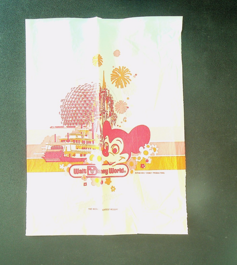 Walt Disney World 1988 Bag Together at Disney Mickey Mouse Epcot Center0