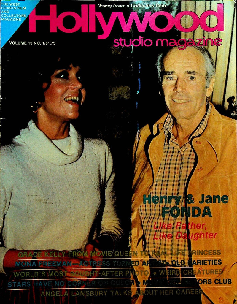 Hollywood Studio September 1981 Jane & Henry Fonda Grace Kelly Angela Lansbury