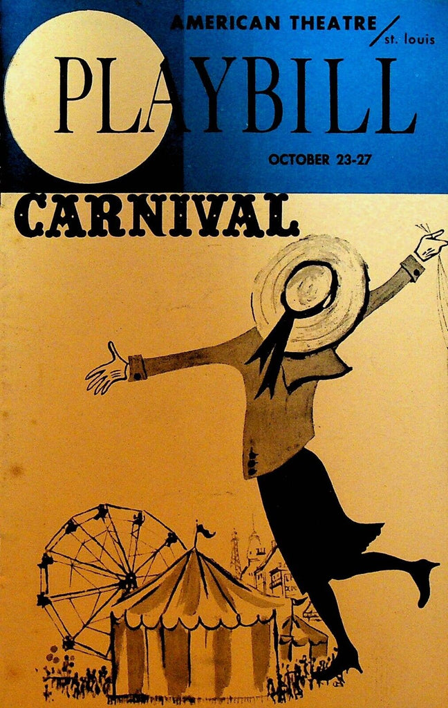 Carnival Playbill October 1962 Ed Ames Carla Alberghetti Jo Anne Worley