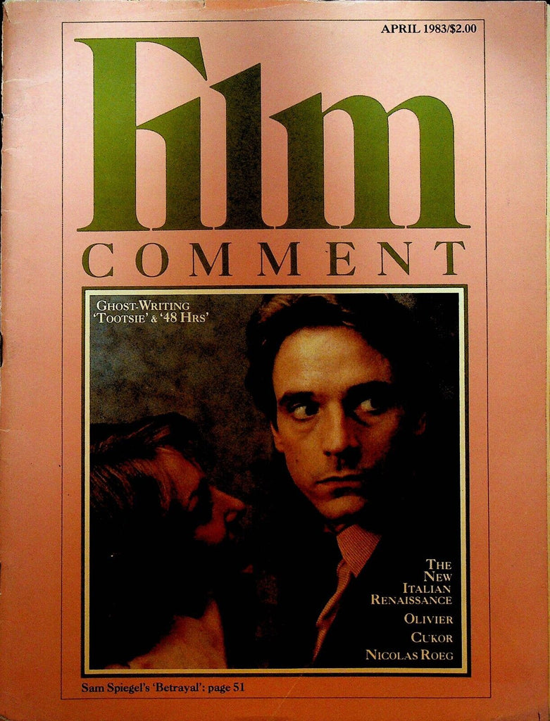 Film Comment Magazine April 1983 Laurence Olivier Harlan Jacobson George Cukor