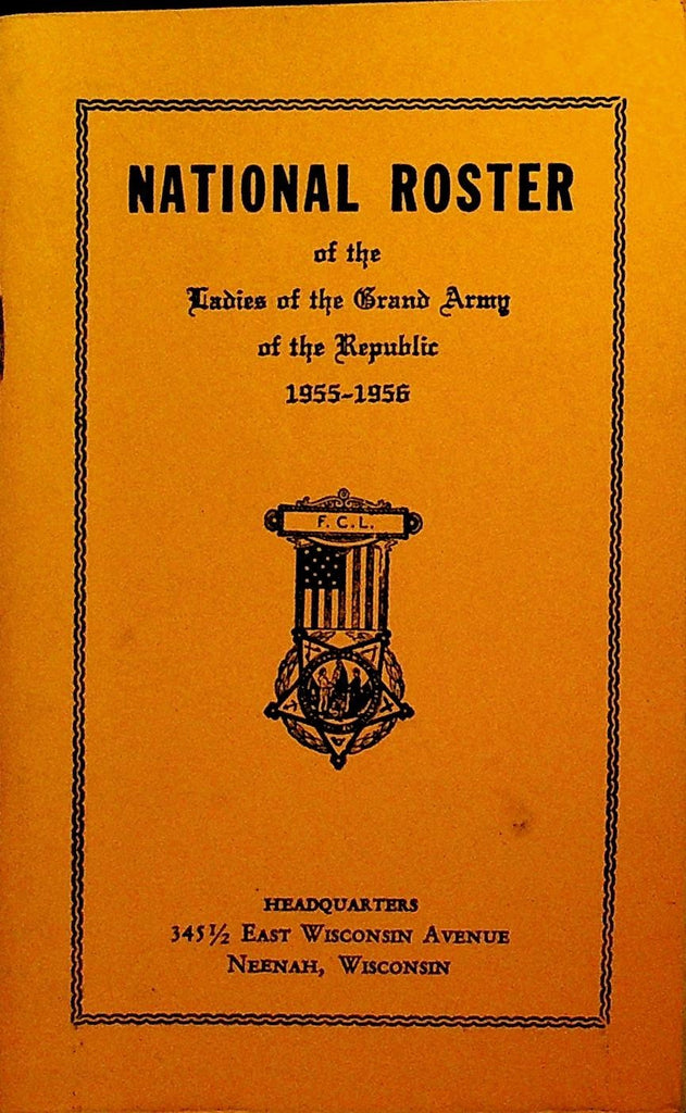 Ladies of the Grand Army of the Republic National Roster 19550