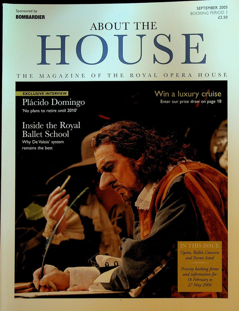 About the Royal Opera House Magazine September 2005 Placido Domingo0