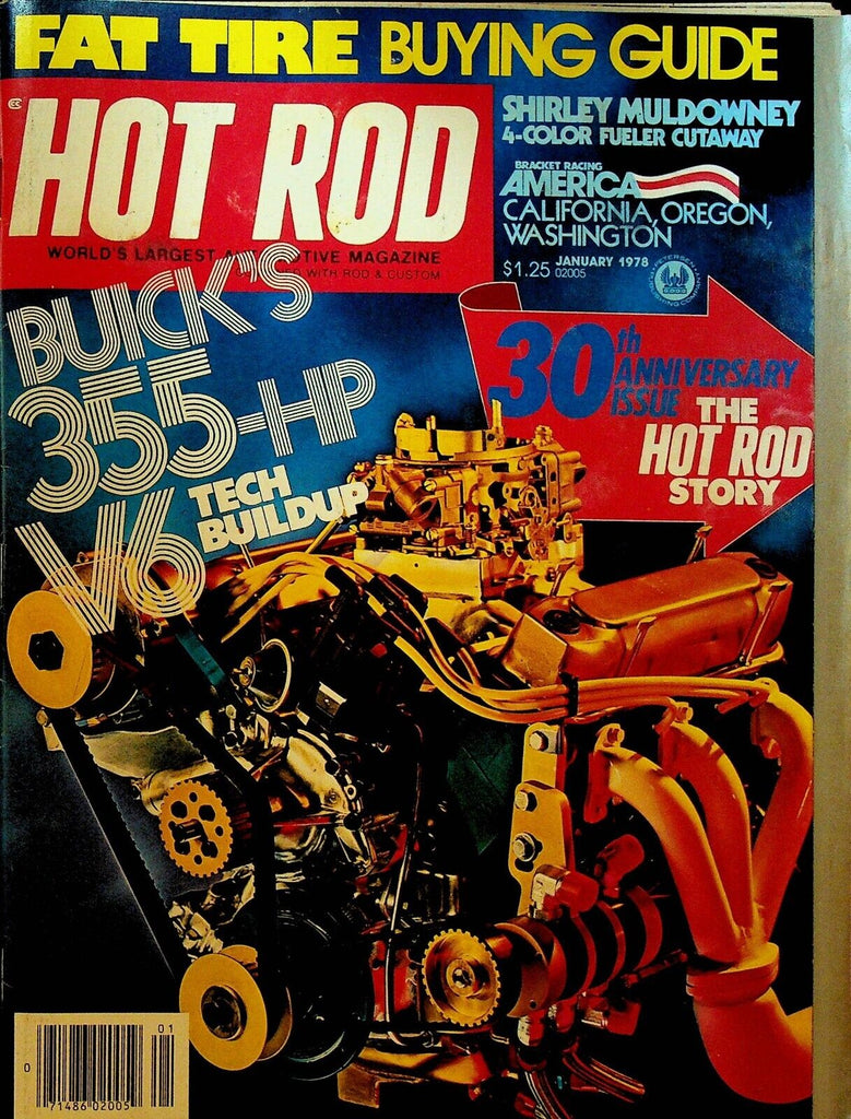 Hot Rod Magazine January 1978 Shirley Muldowney Cary Weisner Jim Jacobs