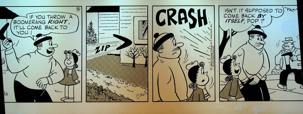 Little Lulu Original Comic Strip Art Roger Armstrong January 30 1969 Boomerang0