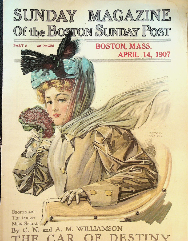 Sunday Magazine April 14 1907 Boston Sunday Post Helena Blavatsky Orson Lowell0