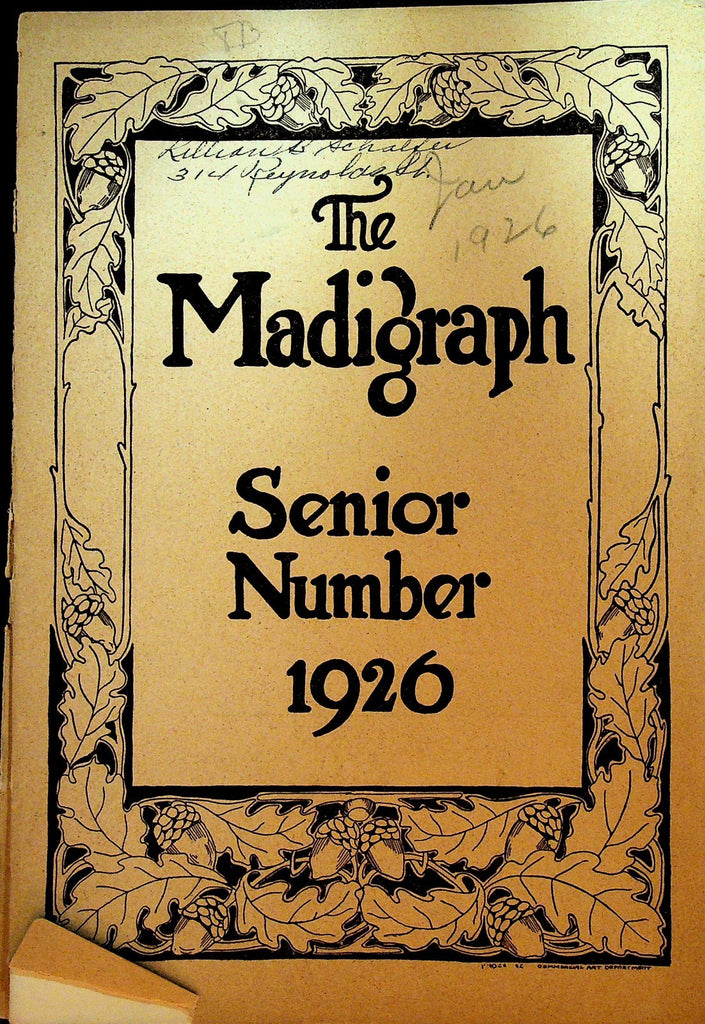 The Madigraph School Magazine Madison Junior High Rochester NY January 19260