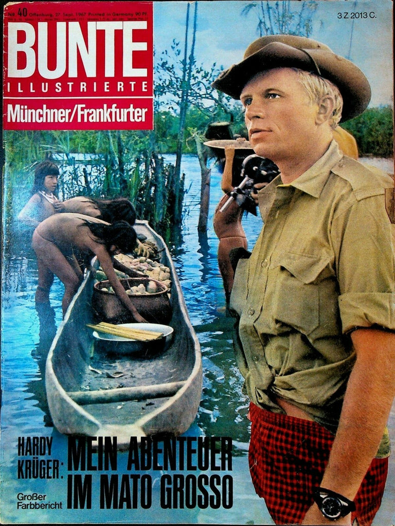 Bunte Illustrierte September 27 1967 Hardy Kruger Alfred Hitchcock Liz Taylor0