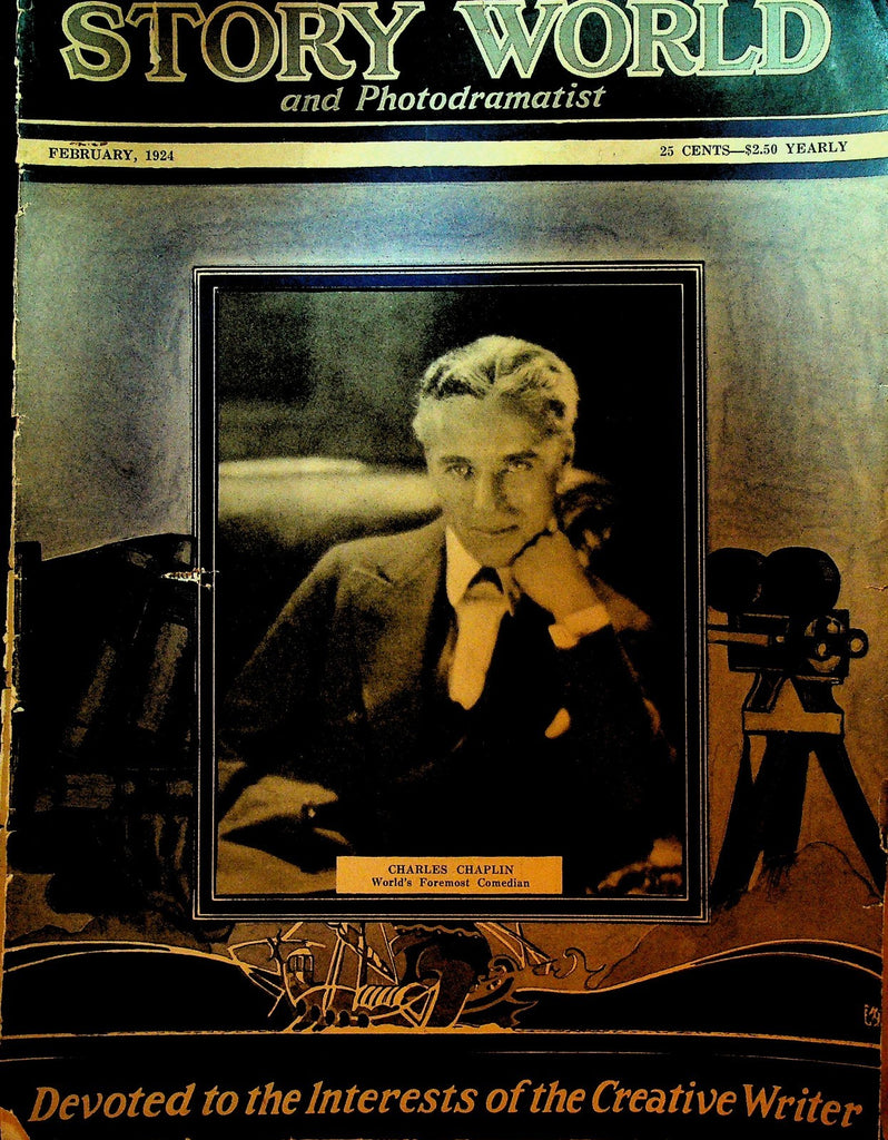 Story World & Photodramatist Magazine February 1924 Charlie Chaplin0