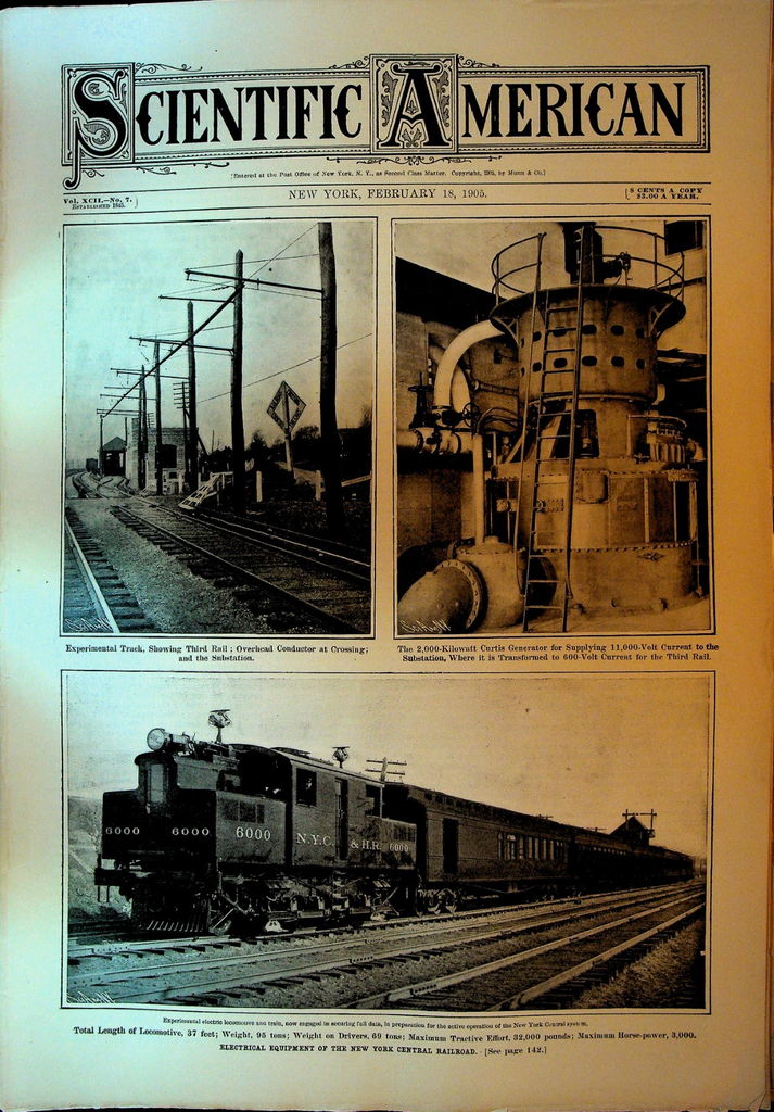 Scientific American February 18 1905 New York Central Railroad Navy Training0