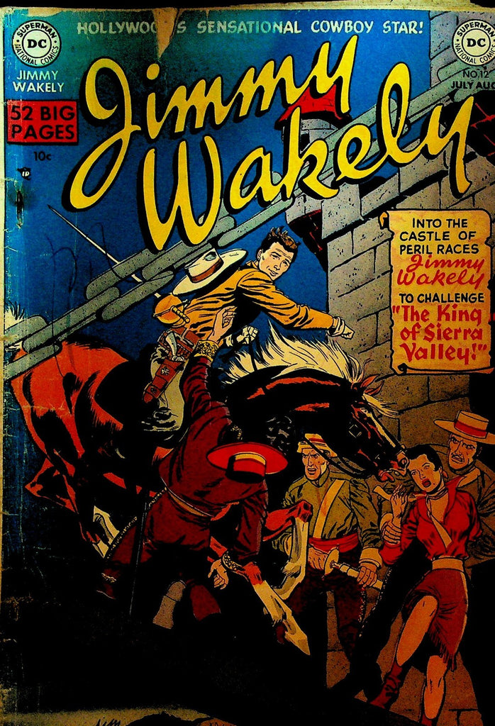 Jimmy Wakely 12 DC Comics Western 1951 Golden Age King of Sierra Valley0