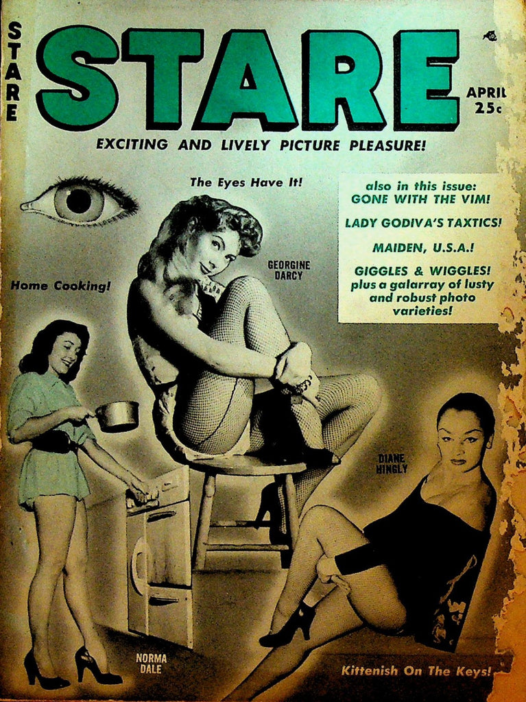 Stare Magazine April 1957 Pin-Up Cheesecake Norma Dale Denise Lamont0