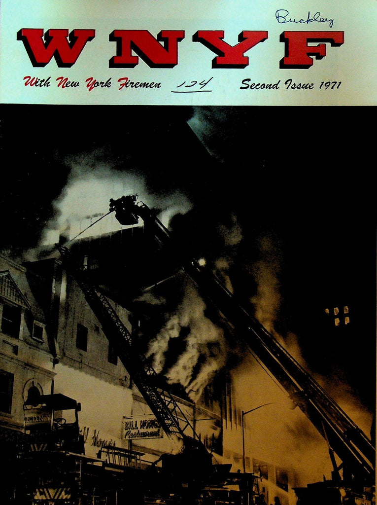 WNYF With New York Firefighters Magazine 2 1971 Carmine Croce0