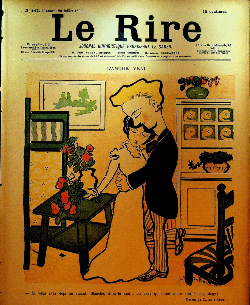 La Rire French Humor Magazine 247 July 29 18990
