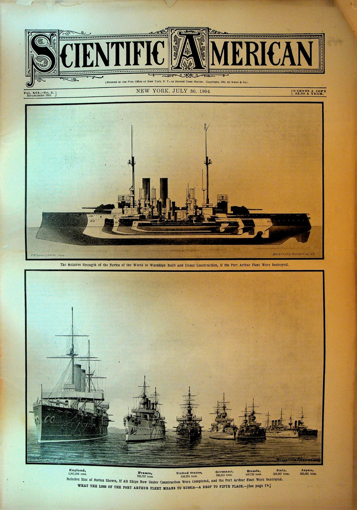 Scientific American July 30 1904 Train Navy Ships St Louis World's Fair Expo0