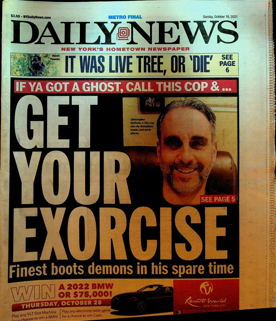 New York Daily News October 10 2021 Zach Wilson Daniel Jones Chris DeFlorio0