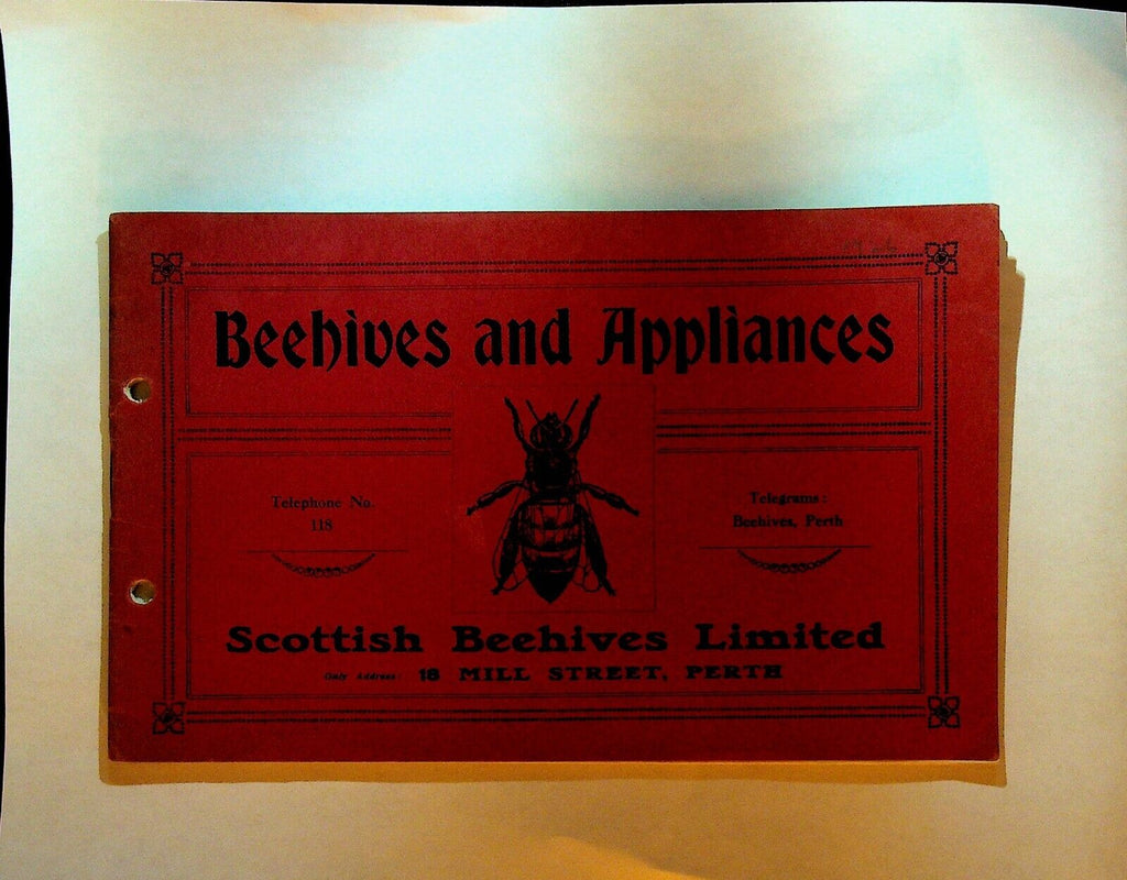 Beehives & Appliances Catalog 1926 Scottish Beehive Limited Perth