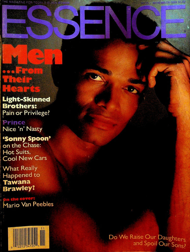 Essence Magazine November 1988 Prince Mario Van Peebles Tawana Brawley0