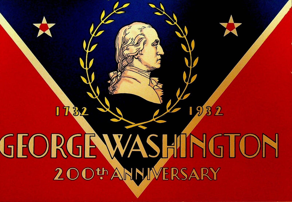 George Washington 1932 200th Anniversary Birthday Booklet