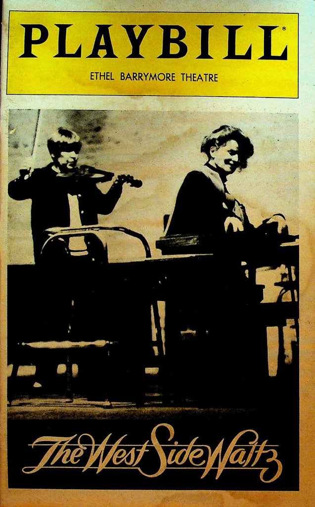 West Side Waltz Playbill December 1981 Katharine Hepburn Dorothy Loudon0