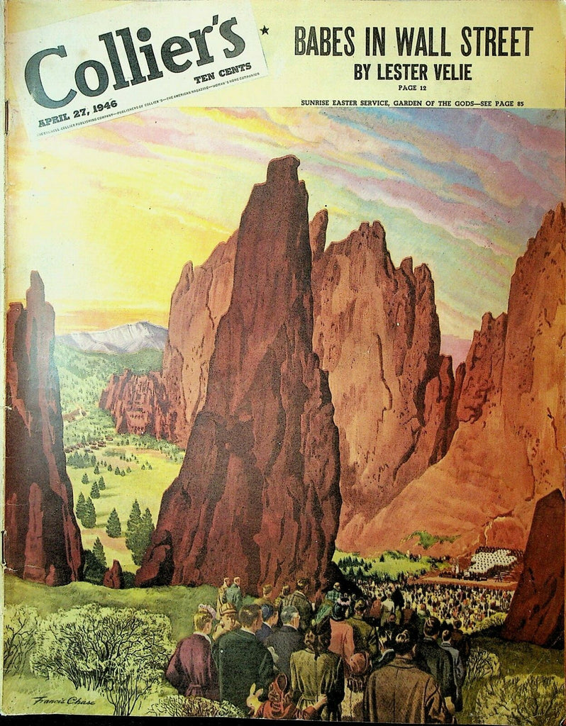 Collier's Magazine April 27 1946 Lisette Verea Jack Savage Edda Ciano0