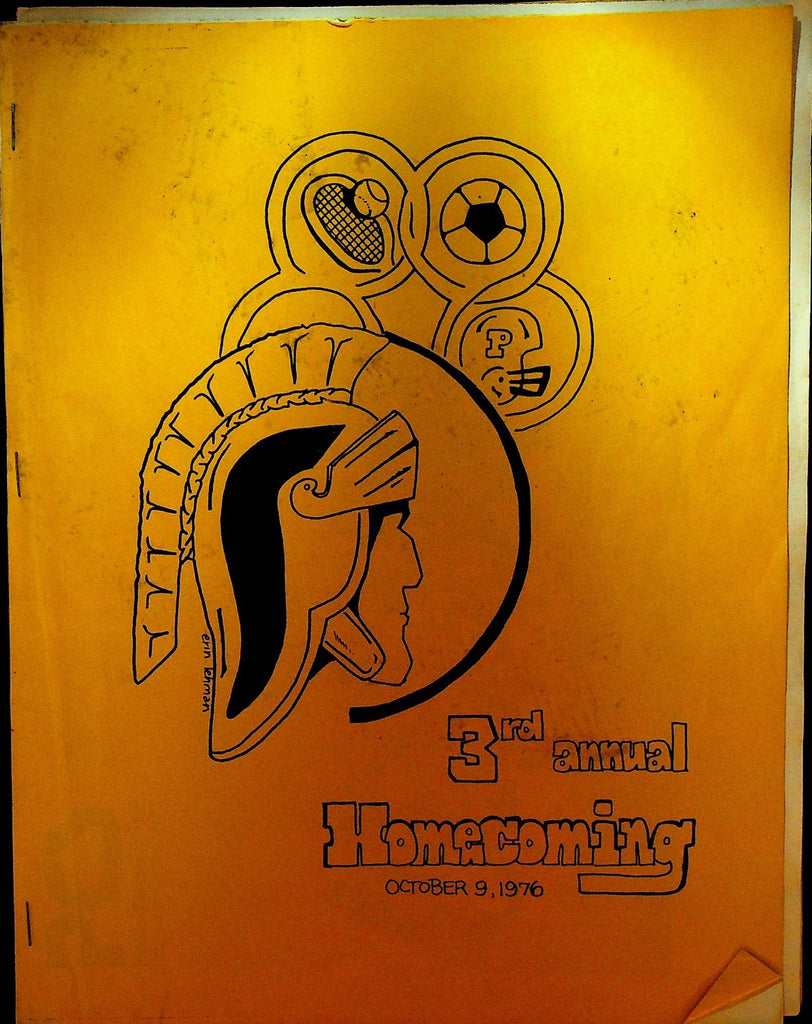 Pittsford Sutherland High School Football Program NY v Fairport 1976 Homecoming0