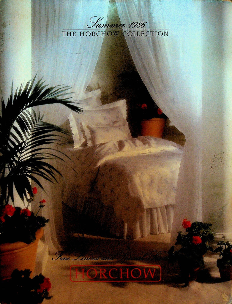 Horchow Summer Collection 1986 Catalog Fine Linens0