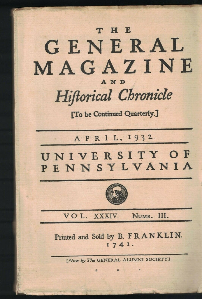 General Magazine & Historical Chronicle April 1932 Johannes Brahms0