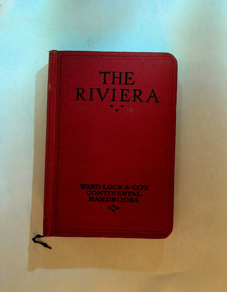 A New Handbook to the Riviera from Hyeres to Viareggio HC Foldout Maps0