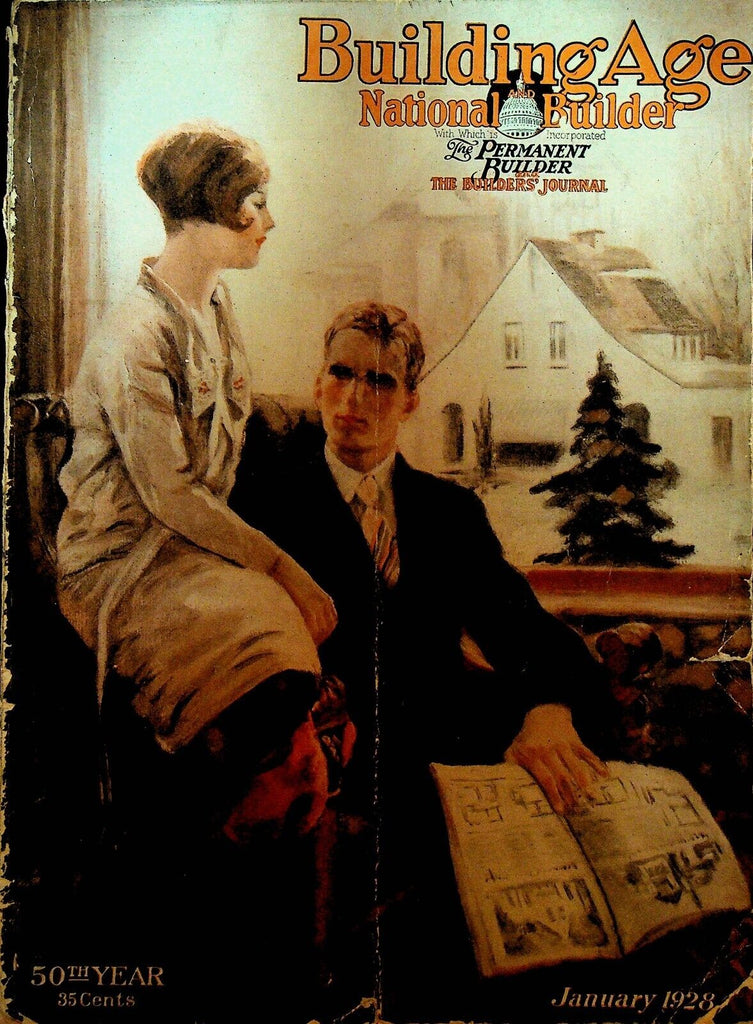 Building Age National Builder Magazine January 1928 Mather Building Chicago