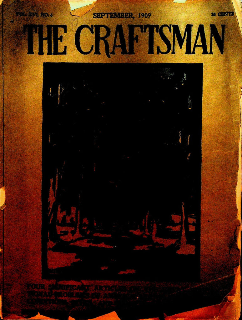 The Craftsman Magazine September 1909 Andre Tridon George Bicknell0