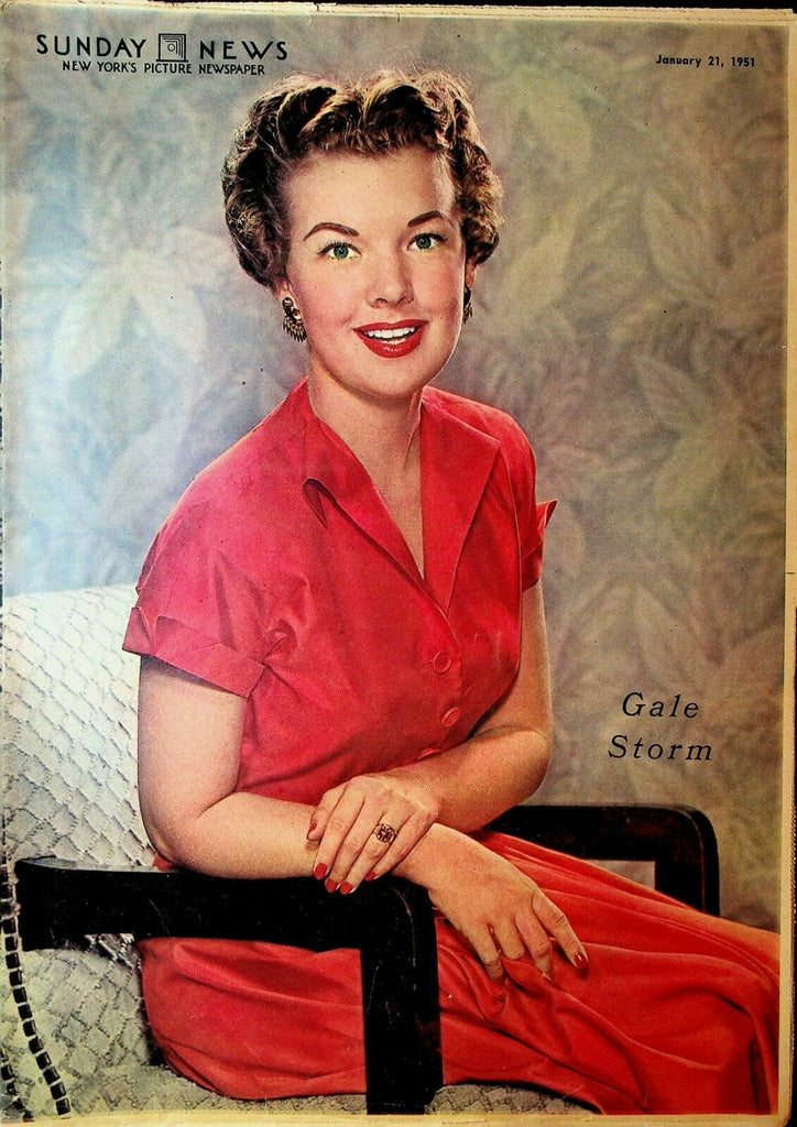 Sunday Picture News January 21 1951 Gale Storm Lou Walters Latin Quarter NYC0