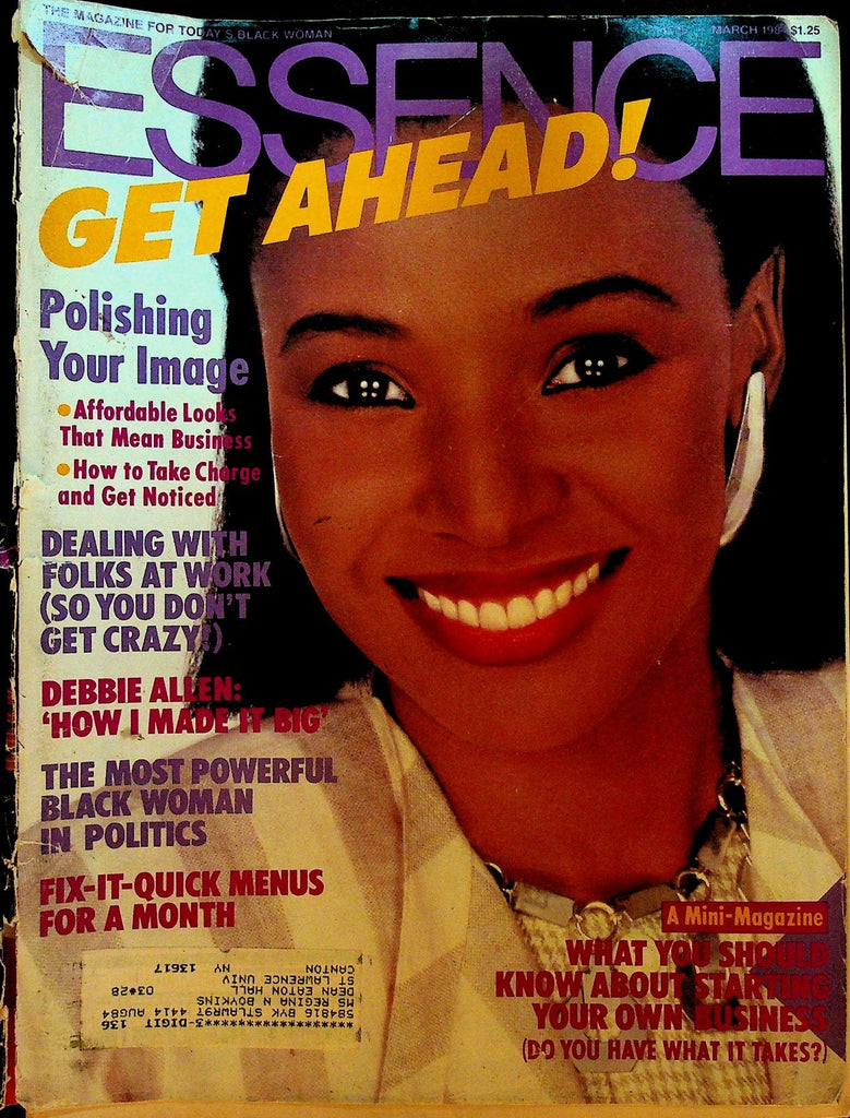 Essence Magazine March 1984 Barbara Smith Debbie Allen0