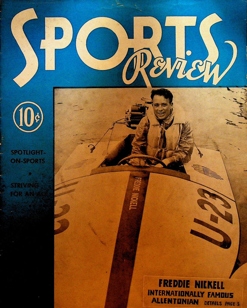Sports Review June 1939 Freddie Nickell Al Patnik Bocce0