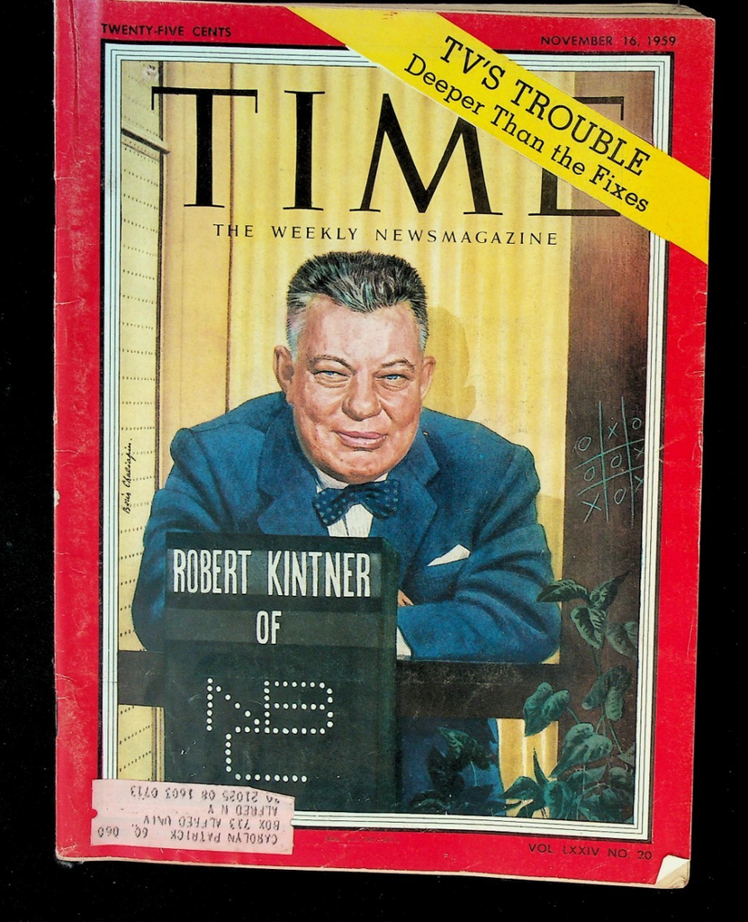 Time November 16 1959 Robert Kintner Shoeless Joe Jackson Wilt Chamberlain0